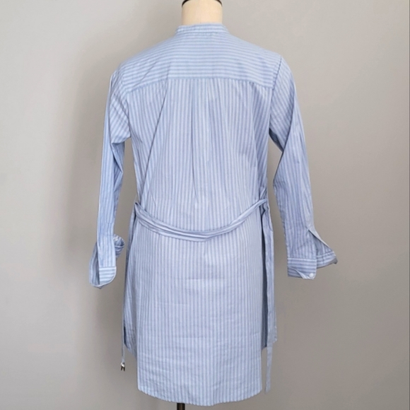 Michael Kors Belted Poplin Button-up Shirt Dress - Picture 8 of 12